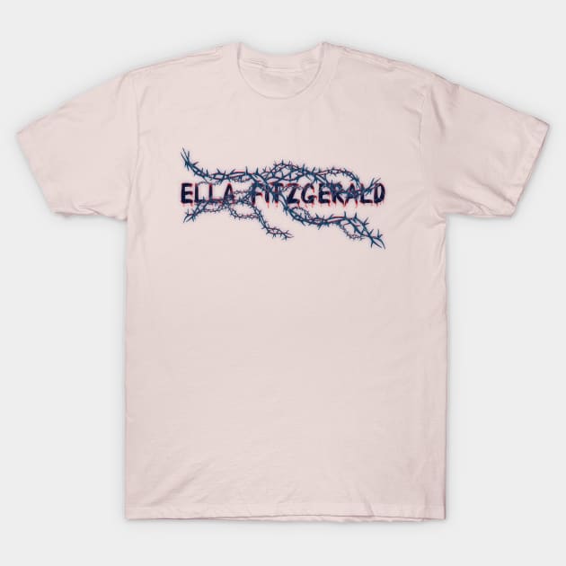 Bleeding Roots - Ela Fitzgerald T-Shirt by PASAR.TEMPEL